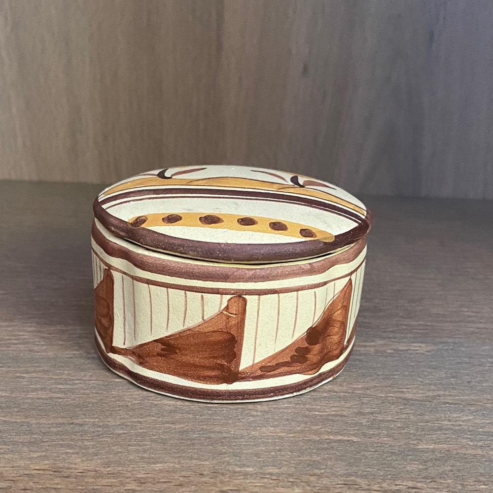 Handcrafted Ceramic Trinket Box